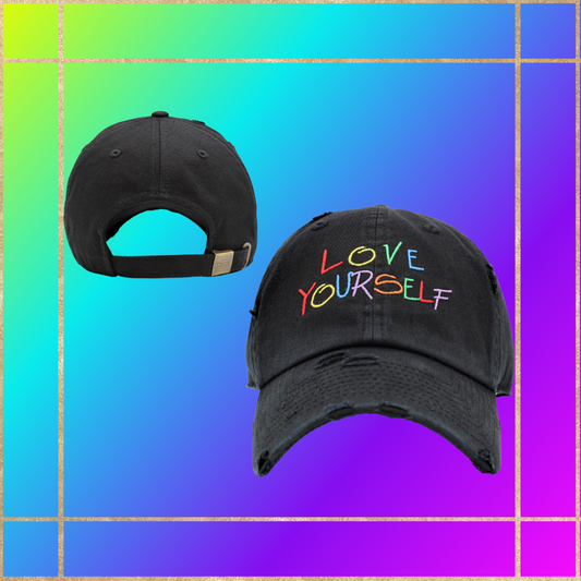Love Yourself Distressed Hat